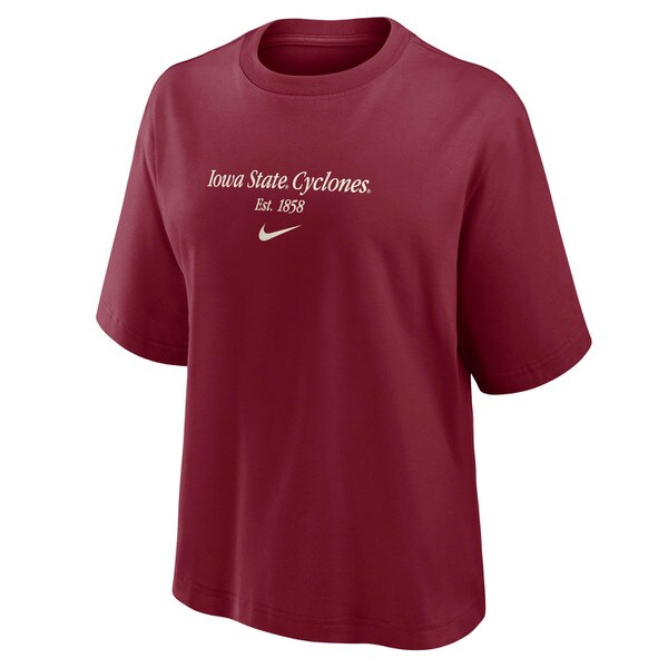 Nike® Women's Iowa State Cyclones Cardinal Boxy T-shirt